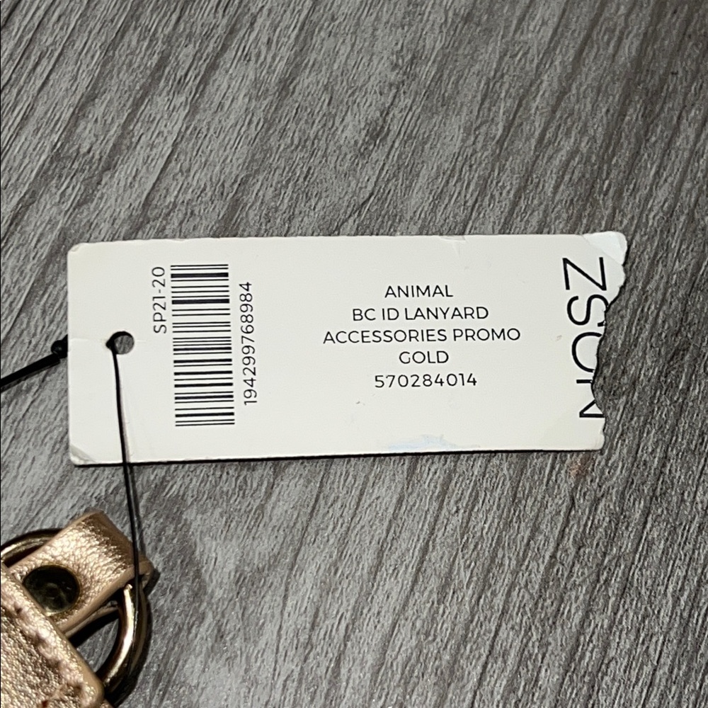 Chico’s gold and leopard print cardholder/lanyard, New - Picture 6 of 6